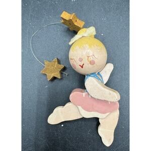 Vintage 1950’s Circus Ornament Hand Painted by IRMI Super Cute! -S1S